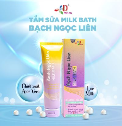 Sữa tắm Milk Bath Trắng Hồng Mềm Mượt